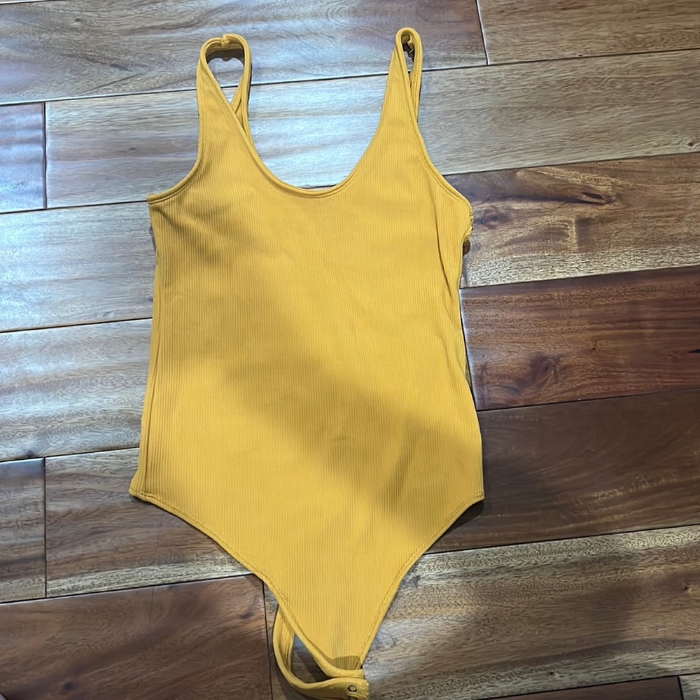 Abercrombie & Fitch Yellow Bodysuit